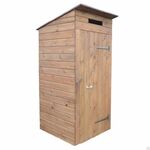 фото Туалет дачный деревянный по размерам заказчика
